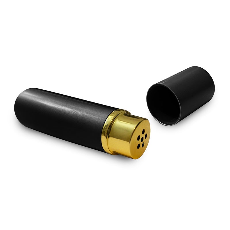 Inhalador para Popper de Aluminio - Negro