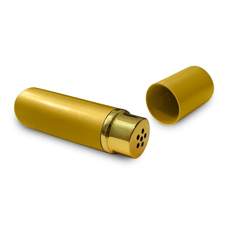 Inhalador para Popper de Aluminio - Oro